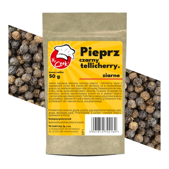 Black Pepper Tellicherry Whole - Premium Line