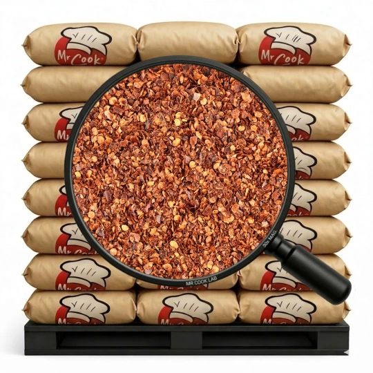 Chilli Crushed 1-3 mm (Less Seed) - Bulk