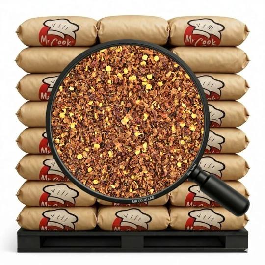 Chilli Jalapeno Red Crushed 1-3 mm - Bulk