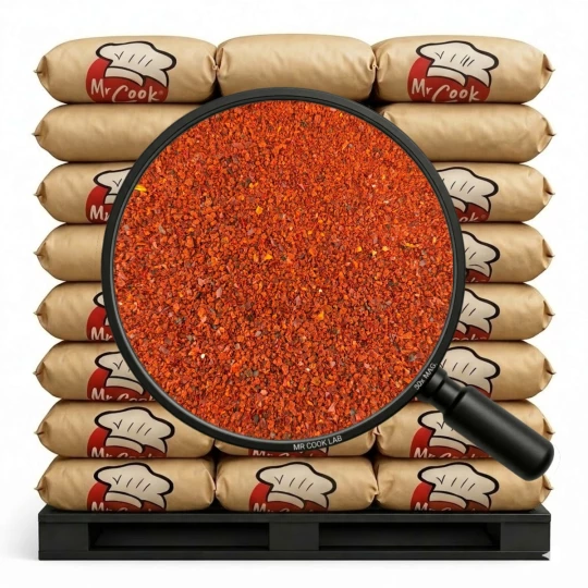 Chilli Crushed 1-3 mm (without visible seeds) - Bulk