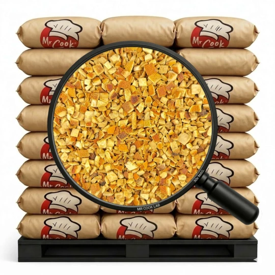 Orange Peel Dried 4-8 mm - Bulk