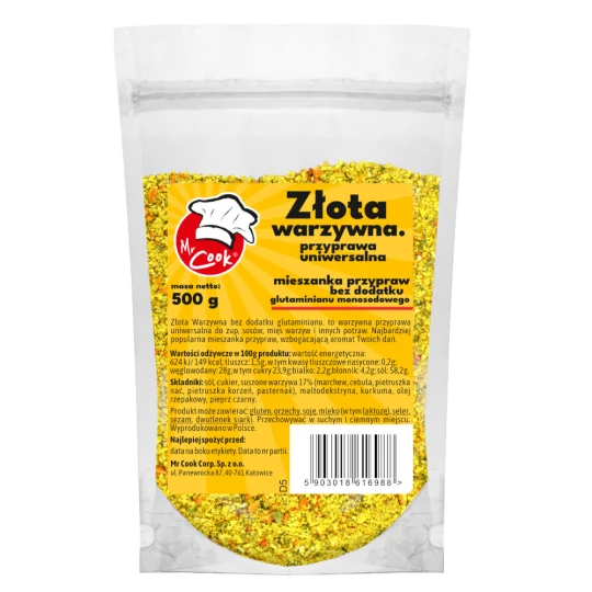 Złota Warzywna Universal Vegetable Seasoning No Added MSG - Premium Line