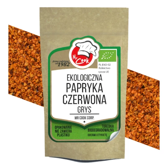 Organic Paprika Red Granulate 1-3 mm