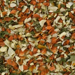 Dried Vegetables Granules 1-4mm (5 ingredients) Basic Line - Bulk