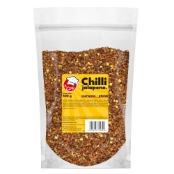 Chilli Jalapeno Red Crushed - Premium Line 500g Doypack