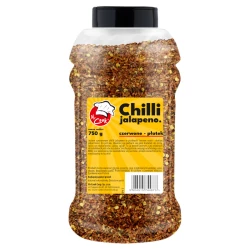 Chilli Jalapeno Red Crushed - Premium Line 750g Słoik PET