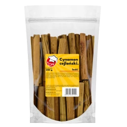 Cinnamon (Ceylon) Sticks 8 cm - Premium Line 250g Doypack