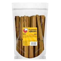 Cinnamon (Ceylon) Sticks 8 cm - Premium Line 500g Doypack