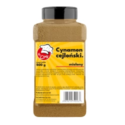 Cinnamon (Ceylon) Ground - Premium Line 500g Słoik PET