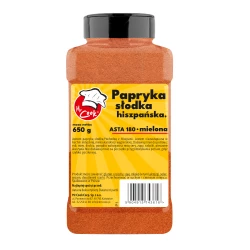 Paprika Ground Sweet Asta 180 - Premium Line 650g Słoik PET
