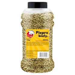 Pepper White Whole - Premium Line 1kg Słoik PET