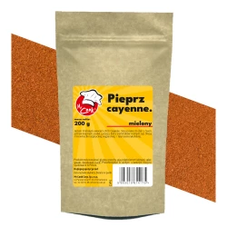 Chilli Cayenne Ground (Cayenne Pepper) - Premium Line 200g Doypack