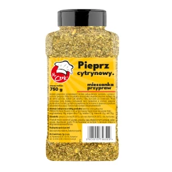 Lemon Pepper No Added MSG - Premium Line 750g Słoik PET