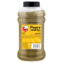 Black Pepper Ground - Premium Line 1kg Słoik PET
