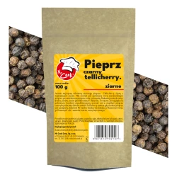 Black Pepper Tellicherry Whole - Premium Line 100g Doypack