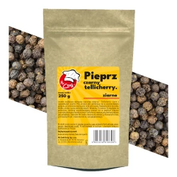 Black Pepper Tellicherry Whole - Premium Line 250g Doypack