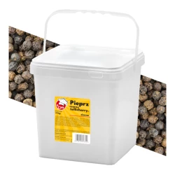 Black Pepper Tellicherry Whole - Premium Line 3kg Wiaderko kwadratowe