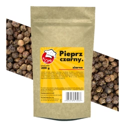 Black Pepper Whole 550G/L - Premium Line 200g Doypack
