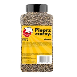 Black Pepper Whole 550G/L - Premium Line 550g Słoik PET