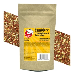 Tomatoes With Basil and Garlic - Premium Line 200g Doypack