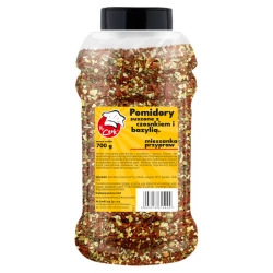 Tomatoes With Basil and Garlic - Premium Line 700g Słoik PET