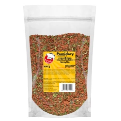 Tomatoes With Bear's Garlic And Basil - Premium Line 500g Doypack