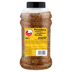 Tomatoes With Bear's Garlic And Basil - Premium Line 500g Słoik PET