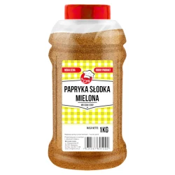 Paprika Ground, Sweet, A40 - HoReCa Basic Line 1kg Słoik PET