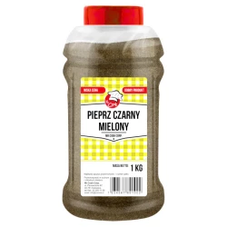 Black Pepper Ground - HoReCa Basic Line 1kg Słoik PET