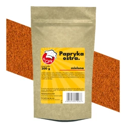 Paprika Ground Hot - Premium Line 200g Doypack