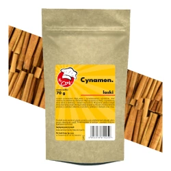 Cinnamon (Cassia) Sticks 6-8 Cm - Premium Line 70g Doypack