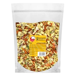 Dried Vegebtable Mix Cubes (7 Ingredients) - Premium Line 1kg Doypack