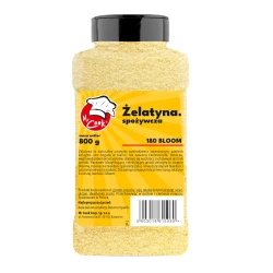 Gelatine Bloom 180 - Premium Line 800g Słoik PET