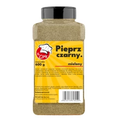 Black Pepper Ground - Premium Line 600g Słoik PET