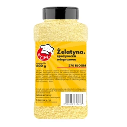 Gelatine Bloom 270 - Premium Line 600g Słoik PET