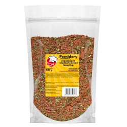 Tomatoes With Bear's Garlic And Basil - Premium Line 500g Doypack