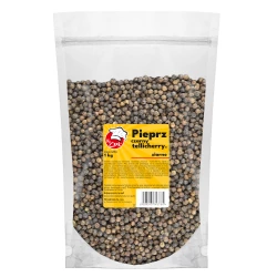 Black Pepper Tellicherry Whole - Premium Line 1kg Doypack