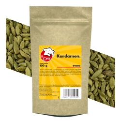 Cardamon Whole, Green - Premium Line 100g Doypack