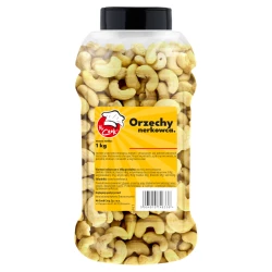 Cashew Nuts - Premium Line 1kg Słoik PET