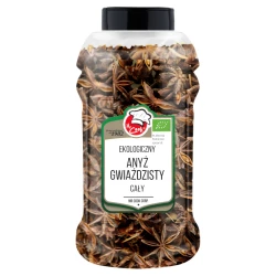 Organic Star Anise Whole 350g Słoik PET