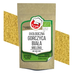 Organic Mustard Seeds White Ground