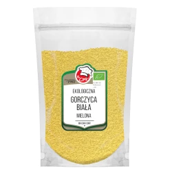 Organic Mustard Seeds White Ground 500g Doypack