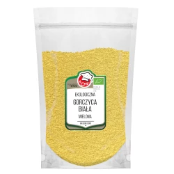 Organic Mustard Seeds White Ground 1kg Doypack