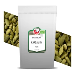 Organic Cardamon Whole Green 5kg Worek papierowy