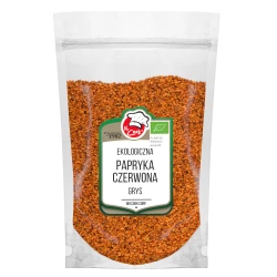 Organic Paprika Red Granulate 1-3 mm 500g Doypack