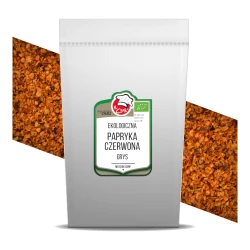 Organic Paprika Red Granulate 1-3 mm 25kg Worek oryginalny