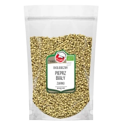 Organic Pepper White Whole 1kg Doypack