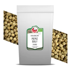 Organic Pepper White Whole 5kg Worek papierowy